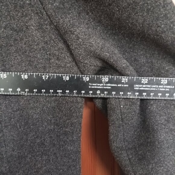 Fleet Street Wool Trench Coat 80% Wool Shell Women's Size Medium - Picture 6 of 8